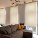 Kenneth Cole Sun Screen Roller Blinds, Beige /72x90"