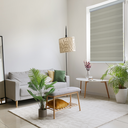 Kenneth Cole Luxury Zebra Blinds (Blackout), White/48x90"