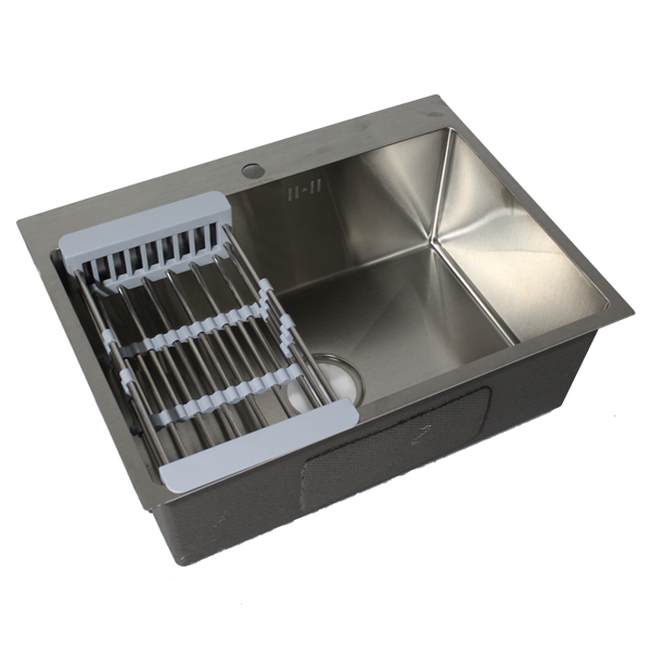 Royal Homes Top-mount Kitchen Sink 23.6 x 17.7 x 8.4 In.