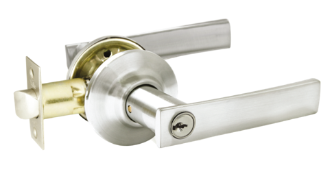 Yale Lever Lincoln US26D Keyed Entry Vi