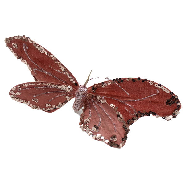 ****Miro Butterfly 4P Gentle Rose 27x14cm