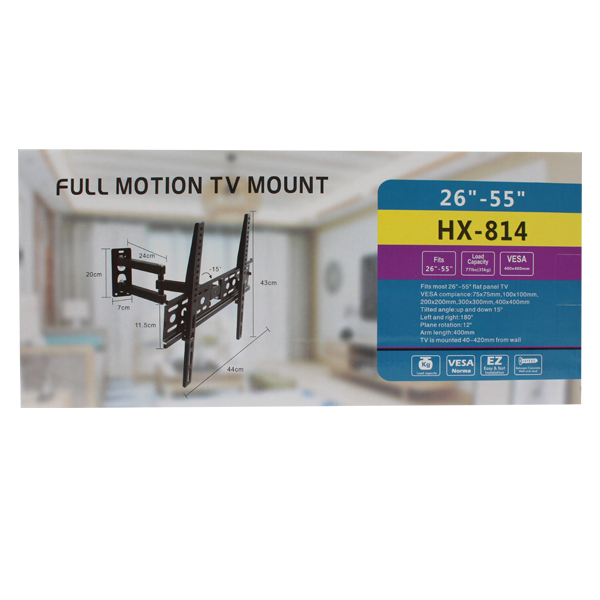 Royal Homes Wall Mount TV Bracket 26 - 55 In.