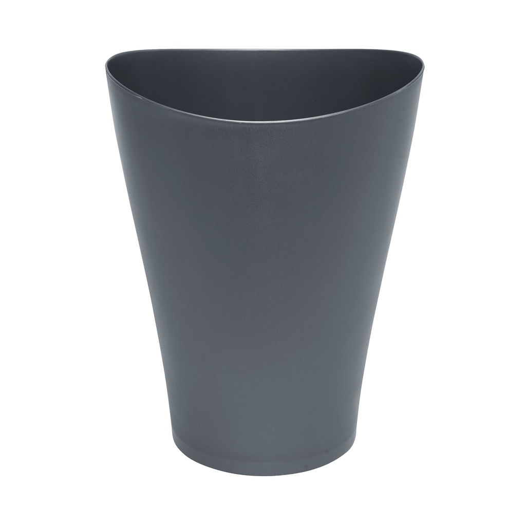Rubbermaid Spa Works Vanity Wastebasket 2.25 Gal. / 9 Qt. Gunmetal
