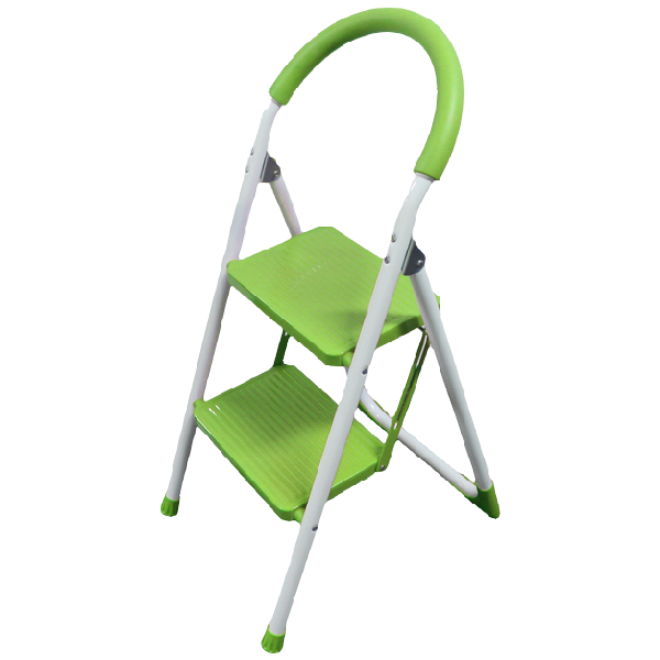 Max Motor 2-Step Ladder, Blue / Green / Pink