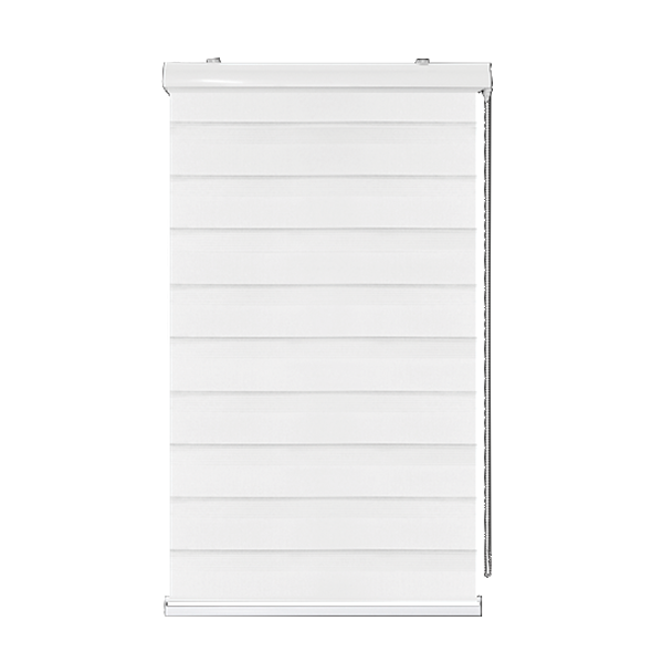 Kenneth Cole Luxury Zebra Blinds 48x90 In. (Daylight) White