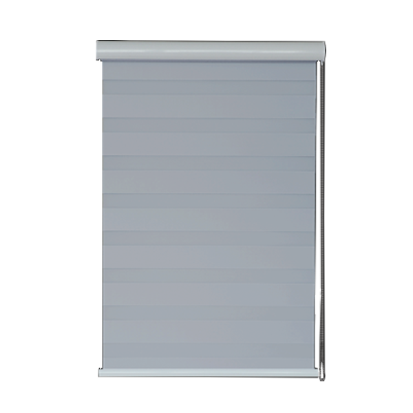Kenneth Cole Luxury Zebra Blinds 48x90 In. (Blackout) Grey