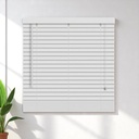 Kenneth Cole Paulownia Wood Venetian Blinds 30"x90.5" (76x230Cm), White