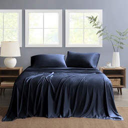[NSH4PC-FULL-NVB] Nautica Full Sheet Set Solid 4pc Navy