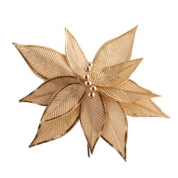 [831-MX2467-2541] ^Miro Poinsettia 32cm Gold