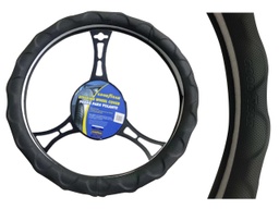 [991-1906974] Goodyear Steering Wheel Cover, Black