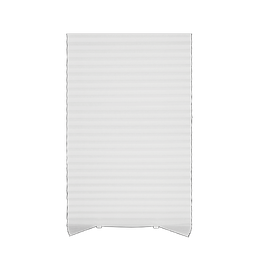 [KC20205234WH] ****Kenneth Cole Temporary Pleated Blinds, White/48x90''