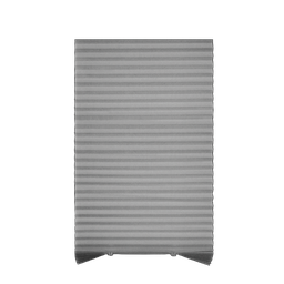 [KC20205235GY] ****Kenneth Cole Temporary Pleated Blinds 60x90 In., Grey