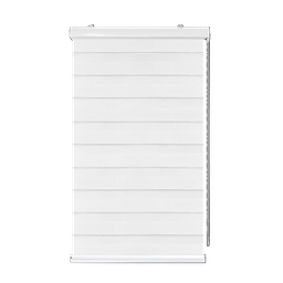 [KC202052318WH] Kenneth Cole Luxury Zebra Blinds 48x90 In. (Daylight) White